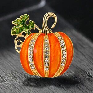 Pumpkin Brooch
